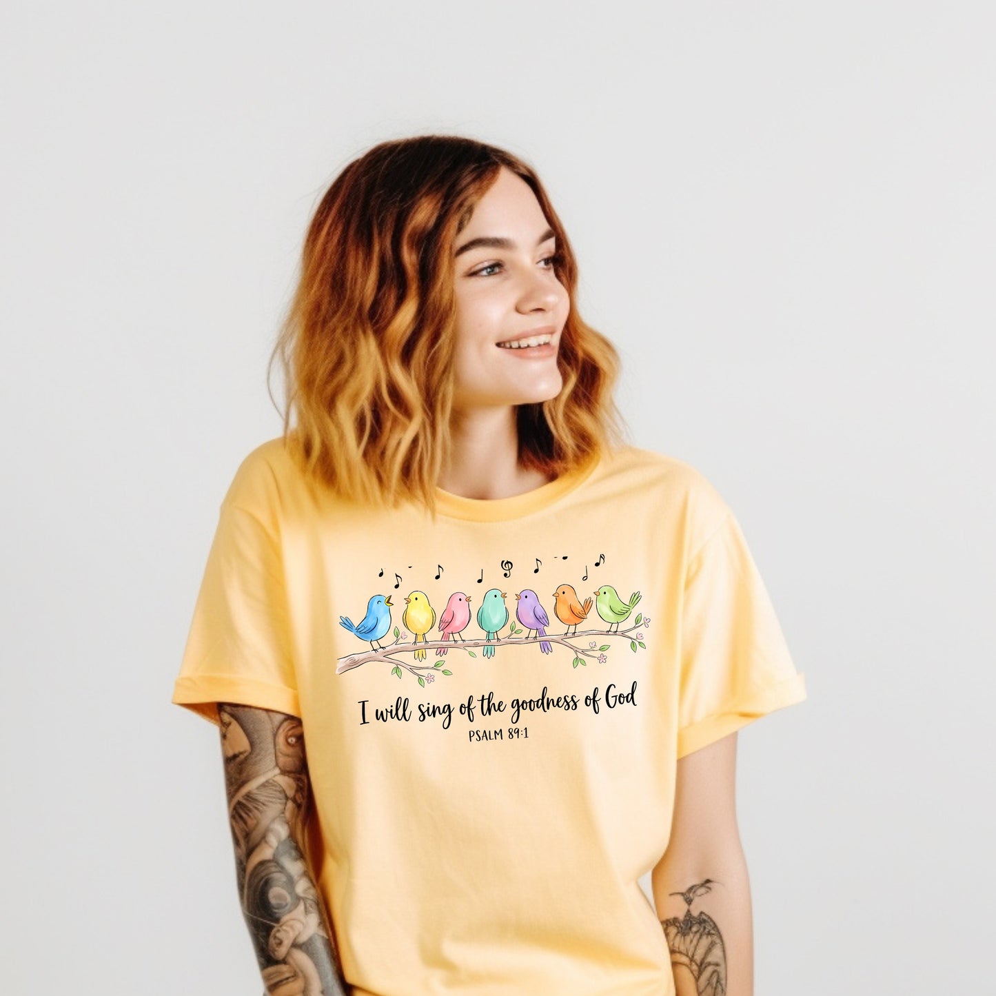 Singing Birds-Psalm 89:1- T-Shirt