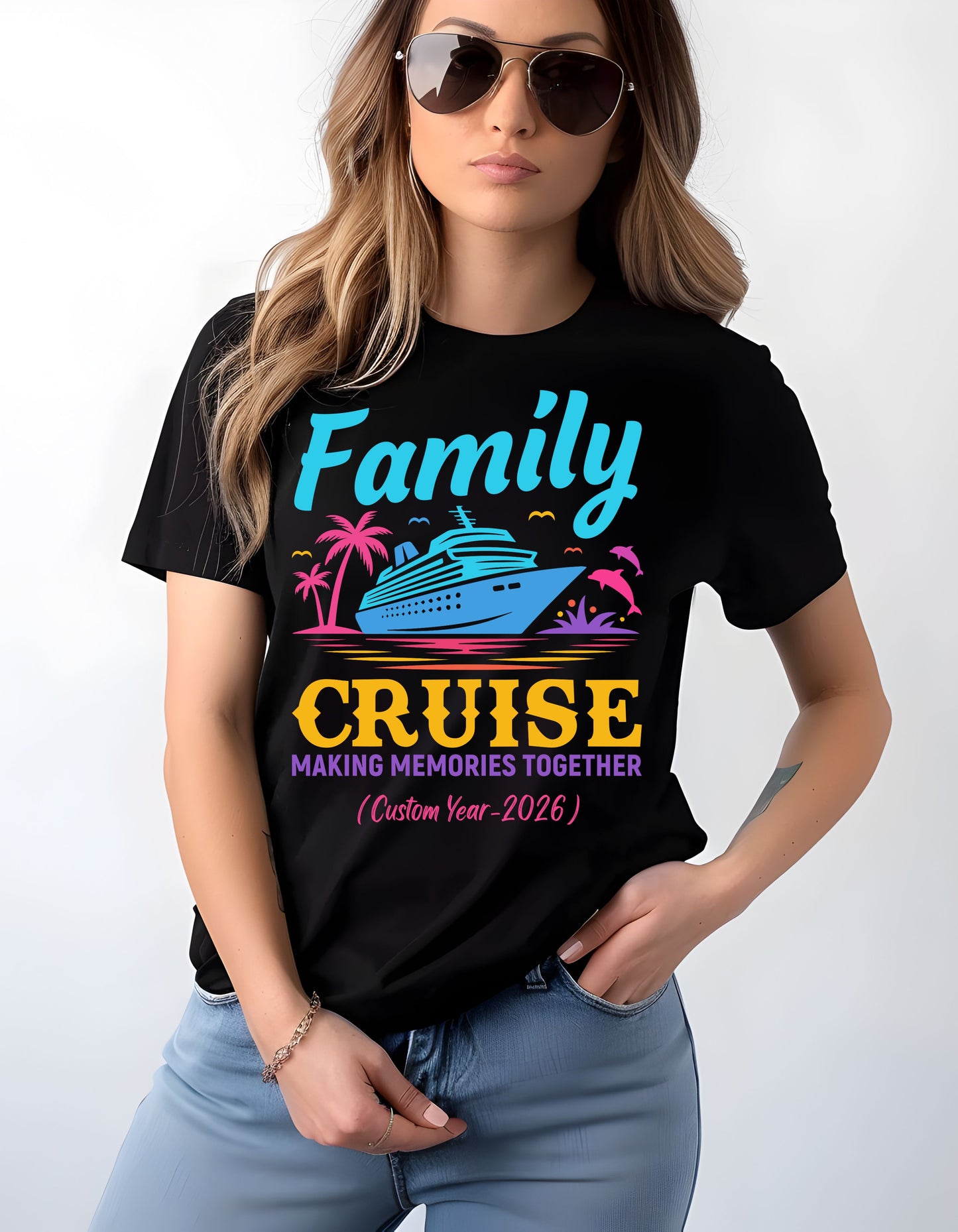 Family Cruise (Custom Year) Unisex T-Shirt