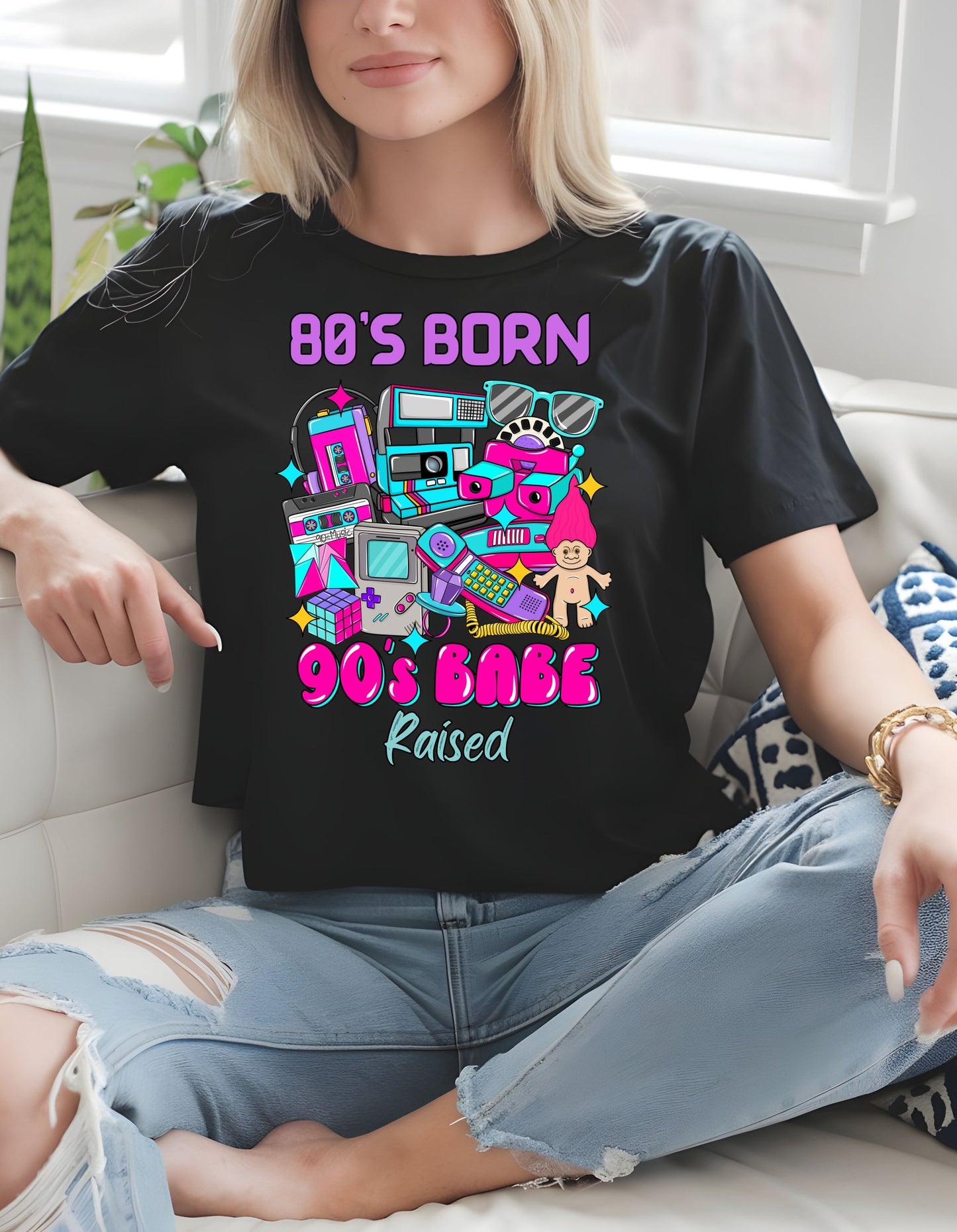 Retro 80's Born/90's Raised T-Shirt