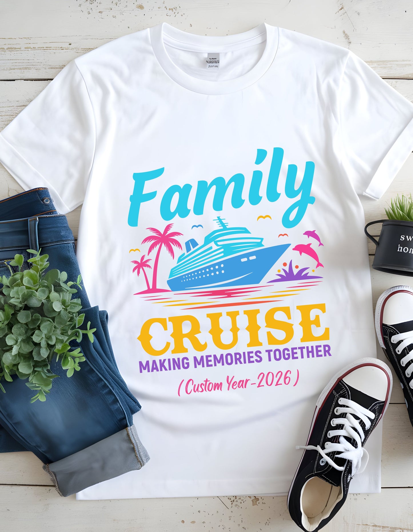 Family Cruise (Custom Year) Unisex T-Shirt