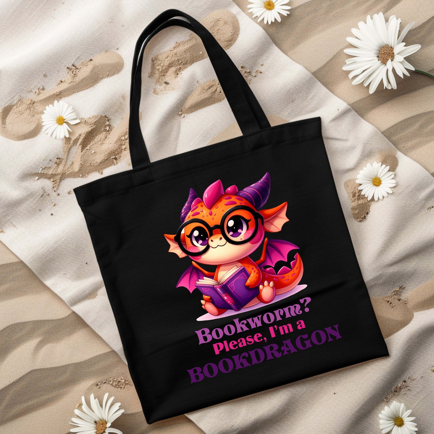 Bookdragon Cotton Tote Bag.