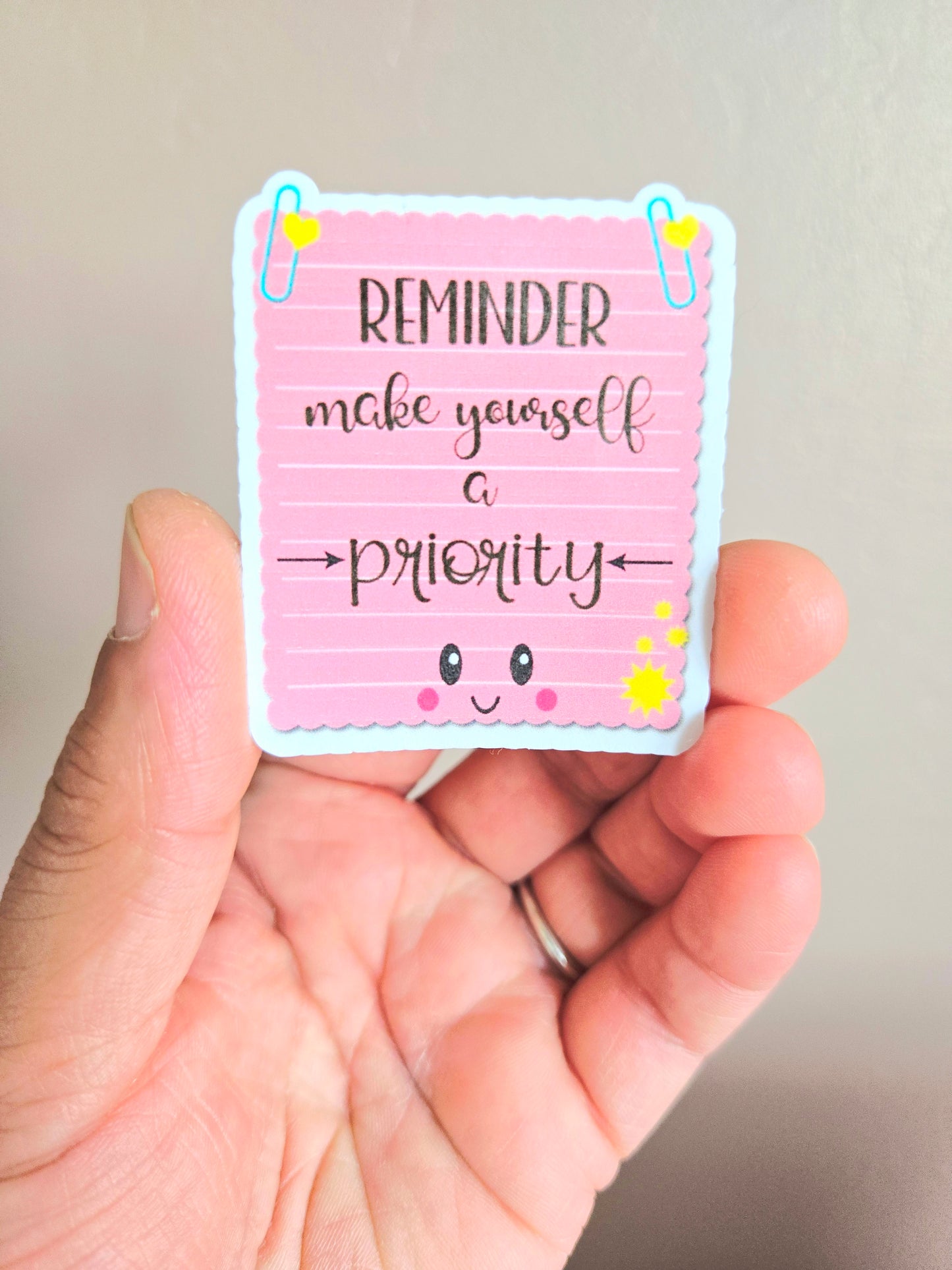 Make Yourself A Priority-Self Love (Single) Vinyl Sticker