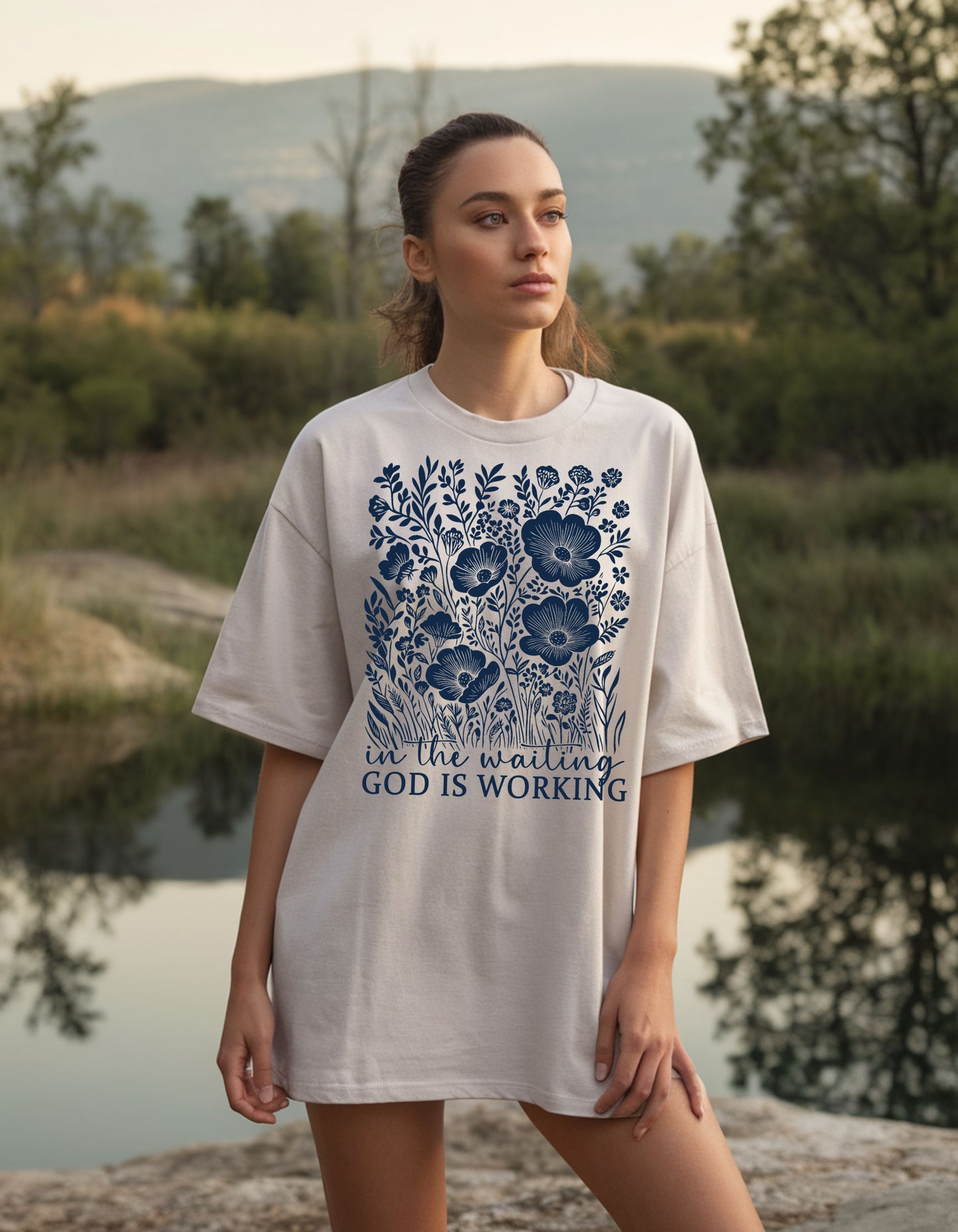 In the Waiting-God is Working T-Shirt