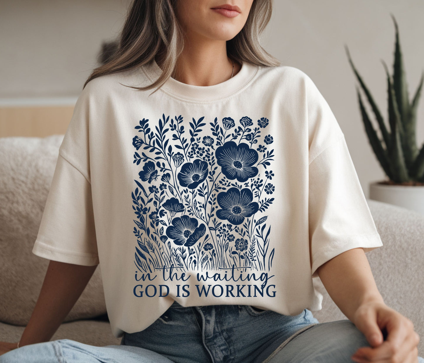 In the Waiting-God is Working T-Shirt