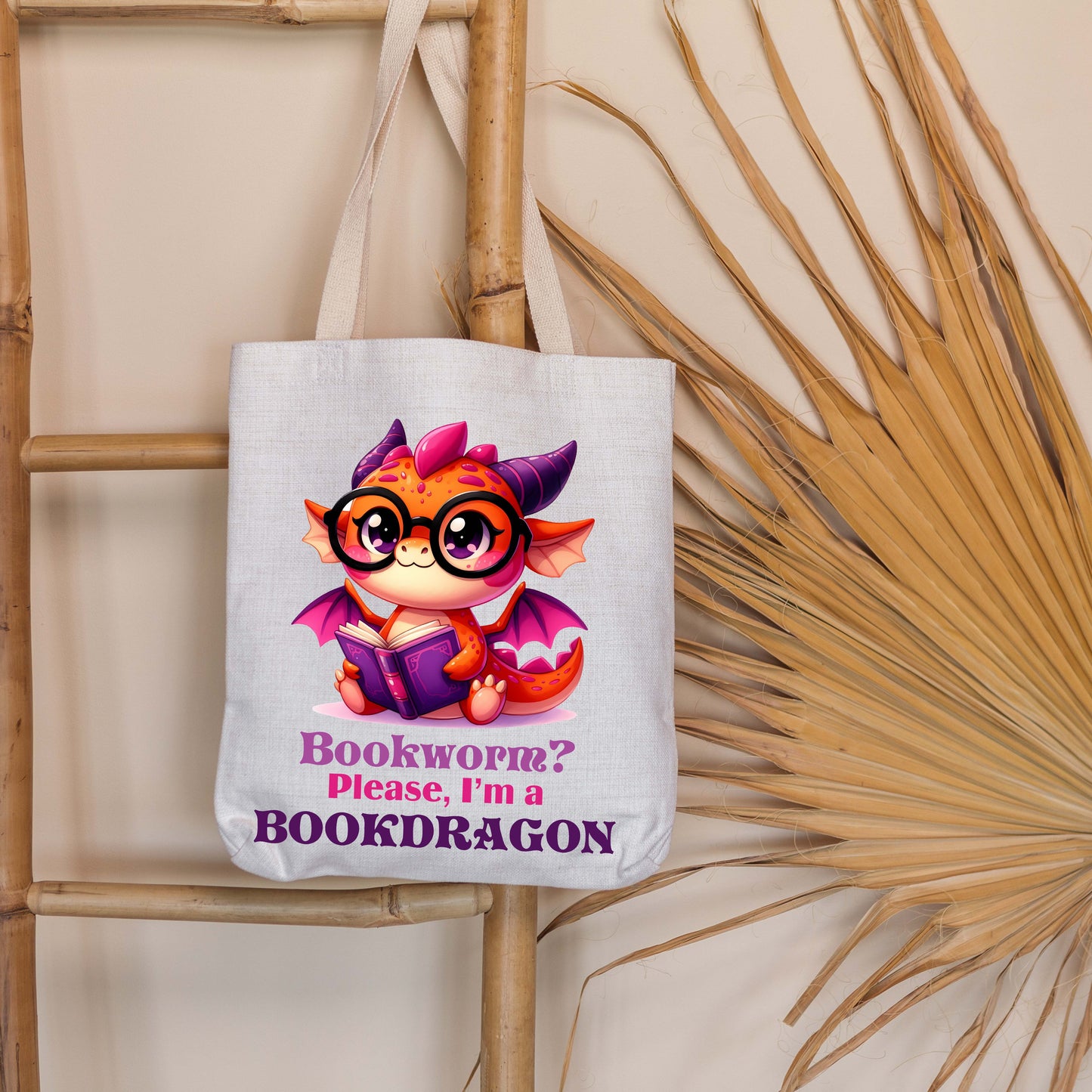 Bookdragon Cotton Tote Bag.