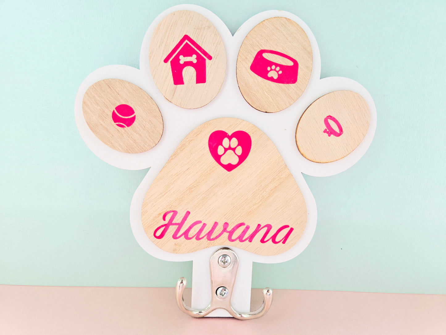 Dog Leash Hooks-Personalised