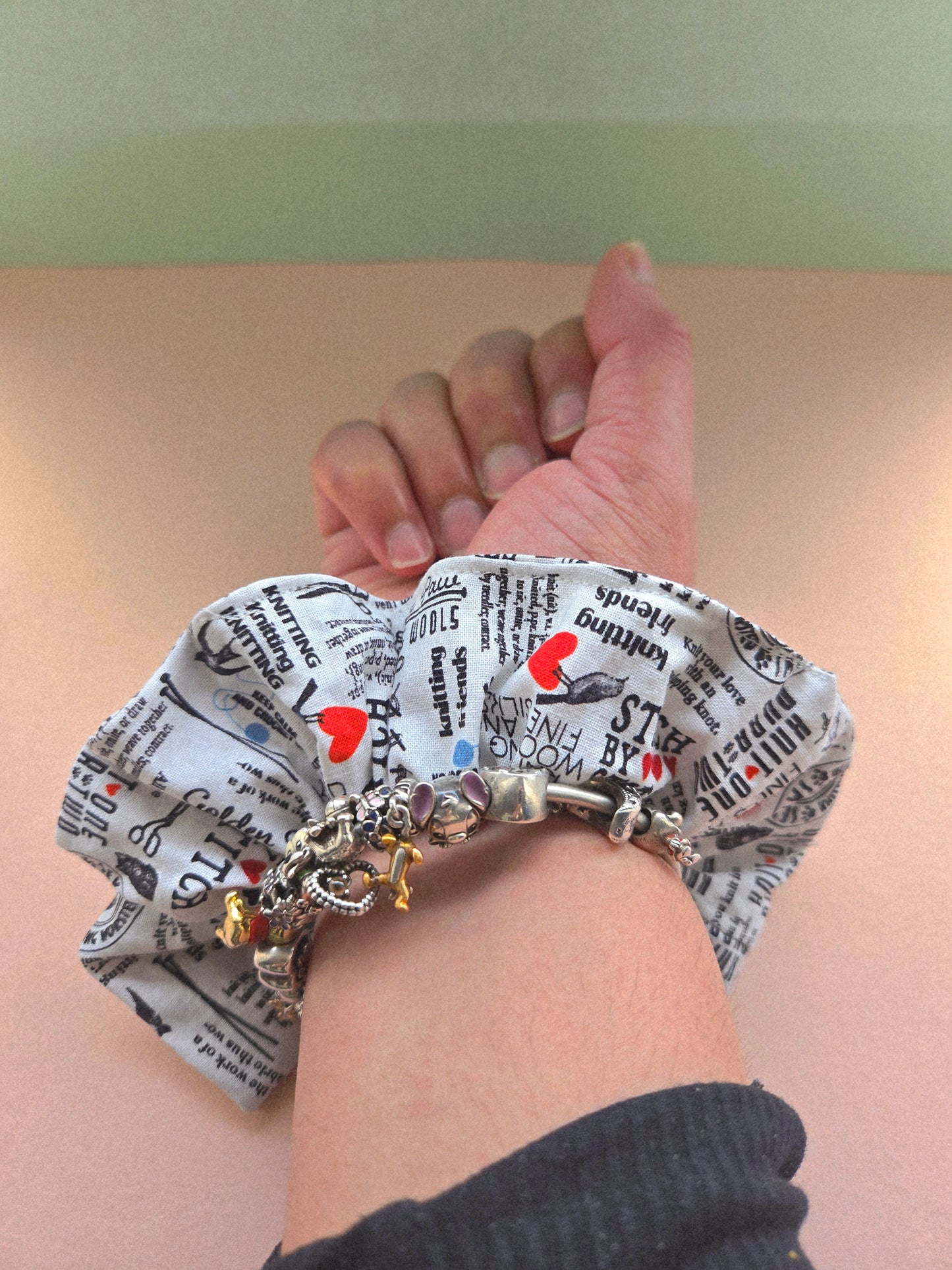 Newspaper Clipping Scrunchie