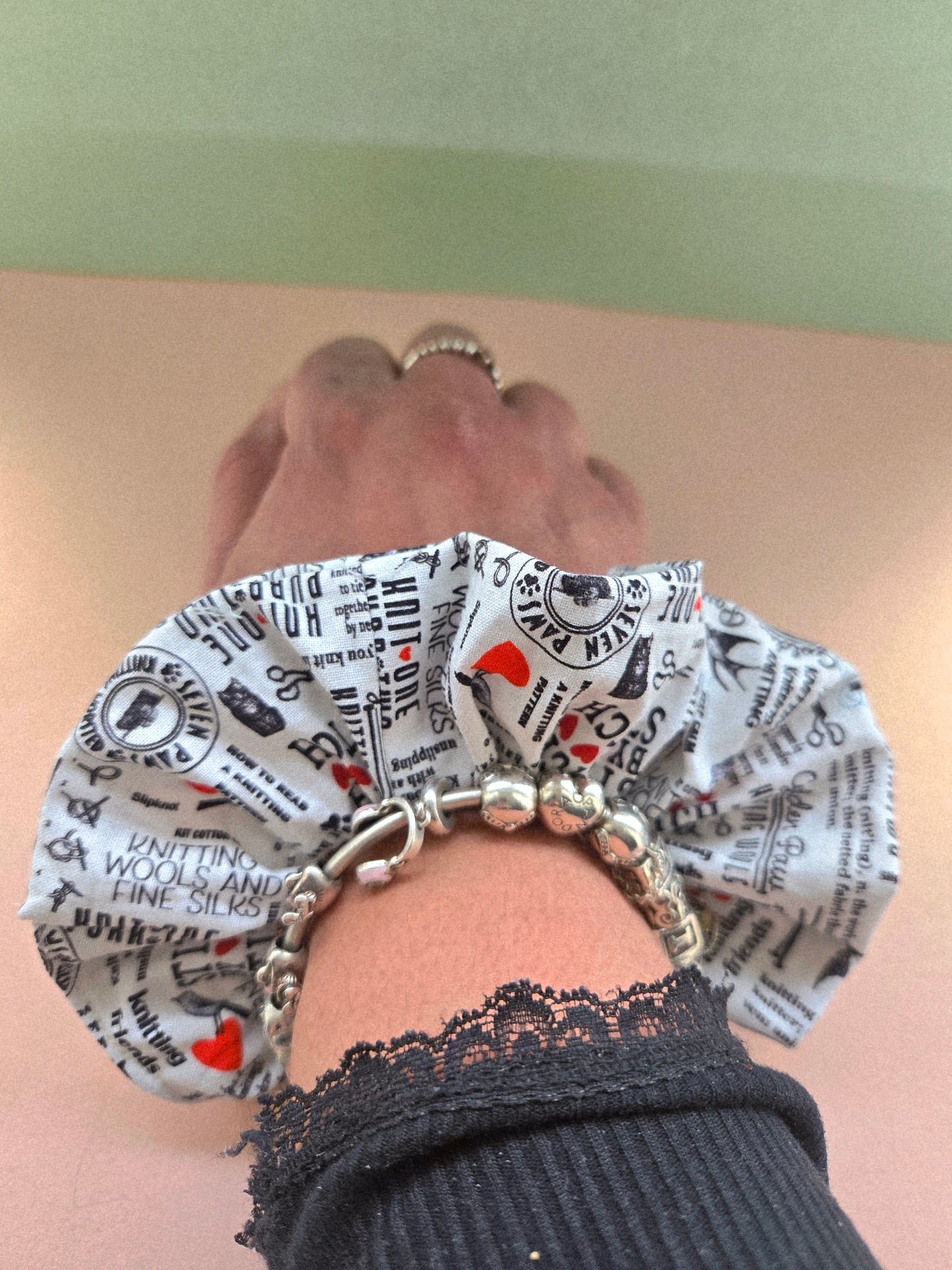 Newspaper Clipping Scrunchie