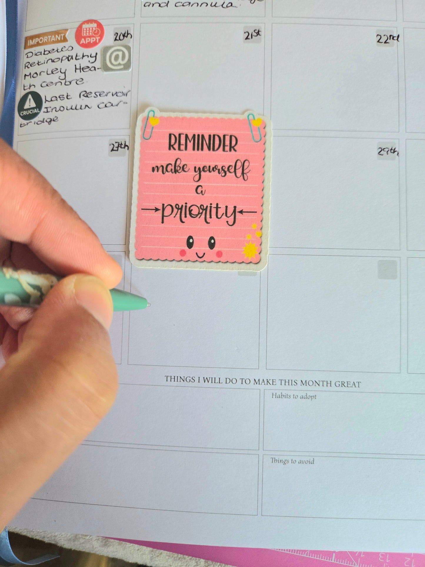 Make Yourself A Priority-Self Love (Single) Vinyl Sticker