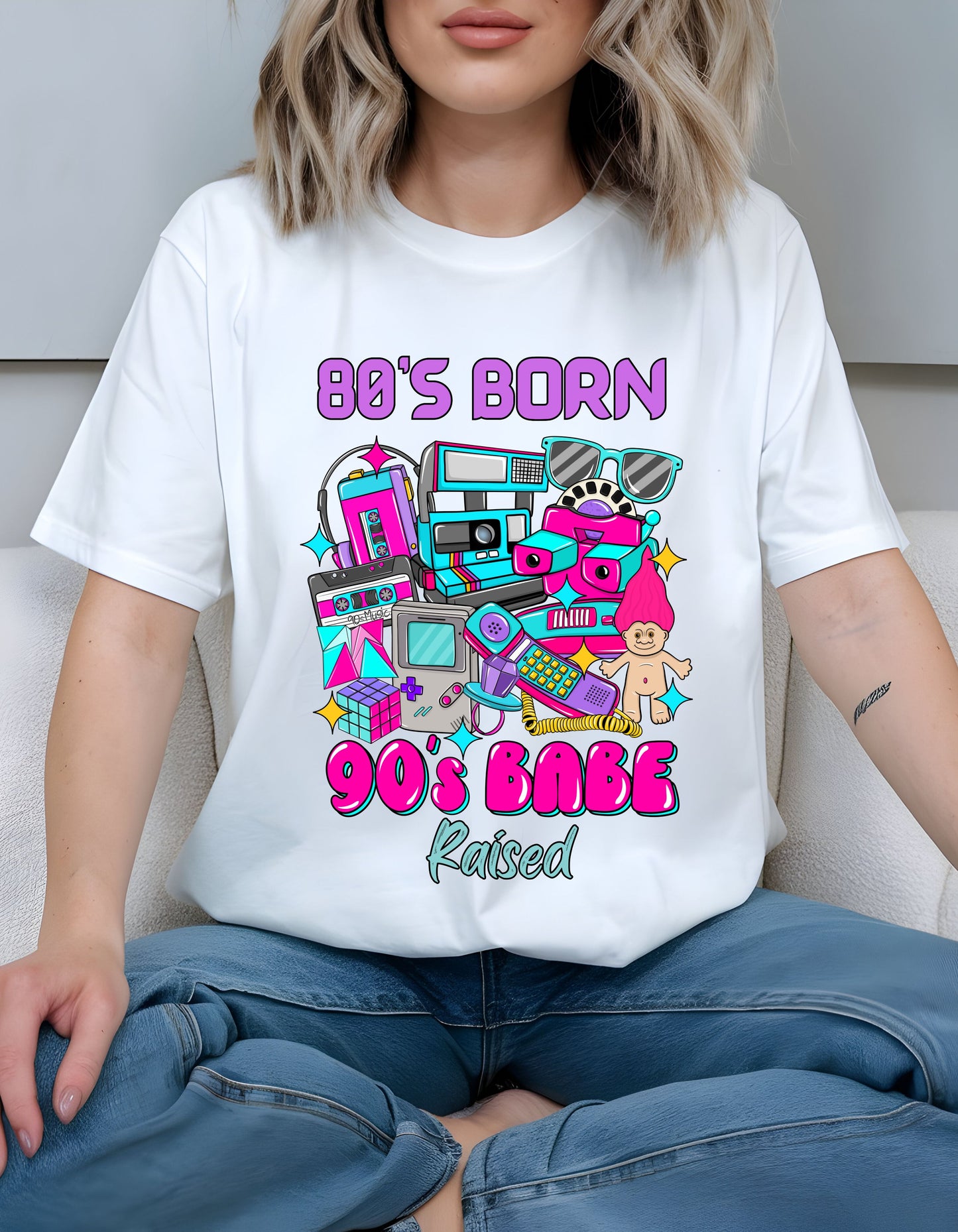 Retro 80's Born/90's Raised T-Shirt