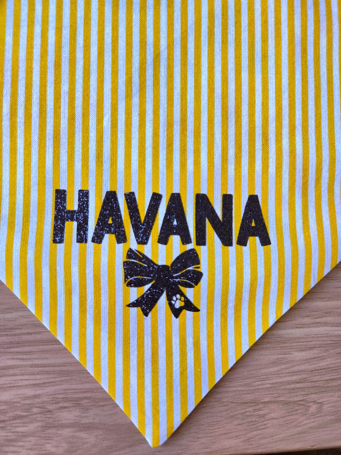 Sunflowers And Stripes/Polka Dots Reversible Patterned Over The Collar Pet Bandana