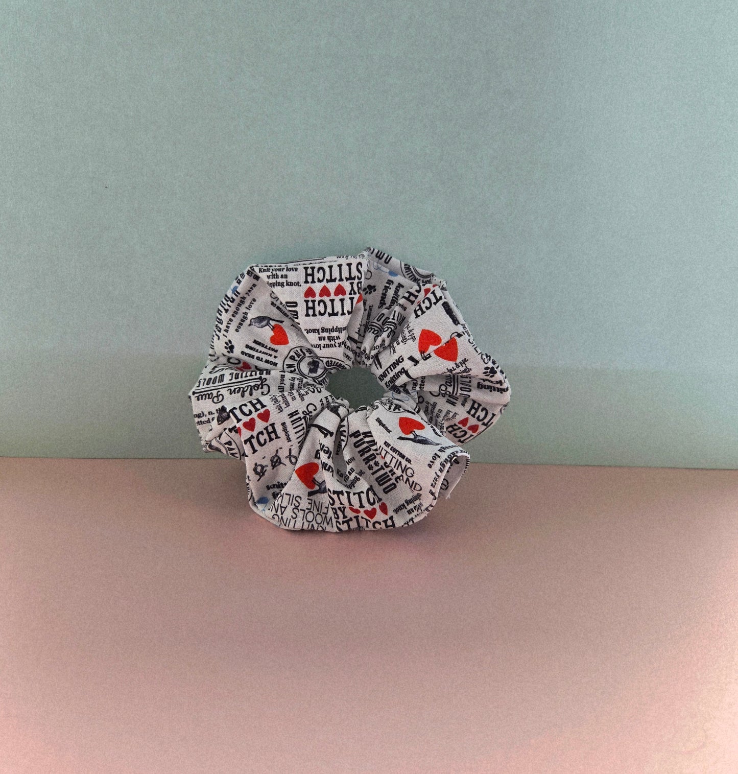 Newspaper Clipping Scrunchie