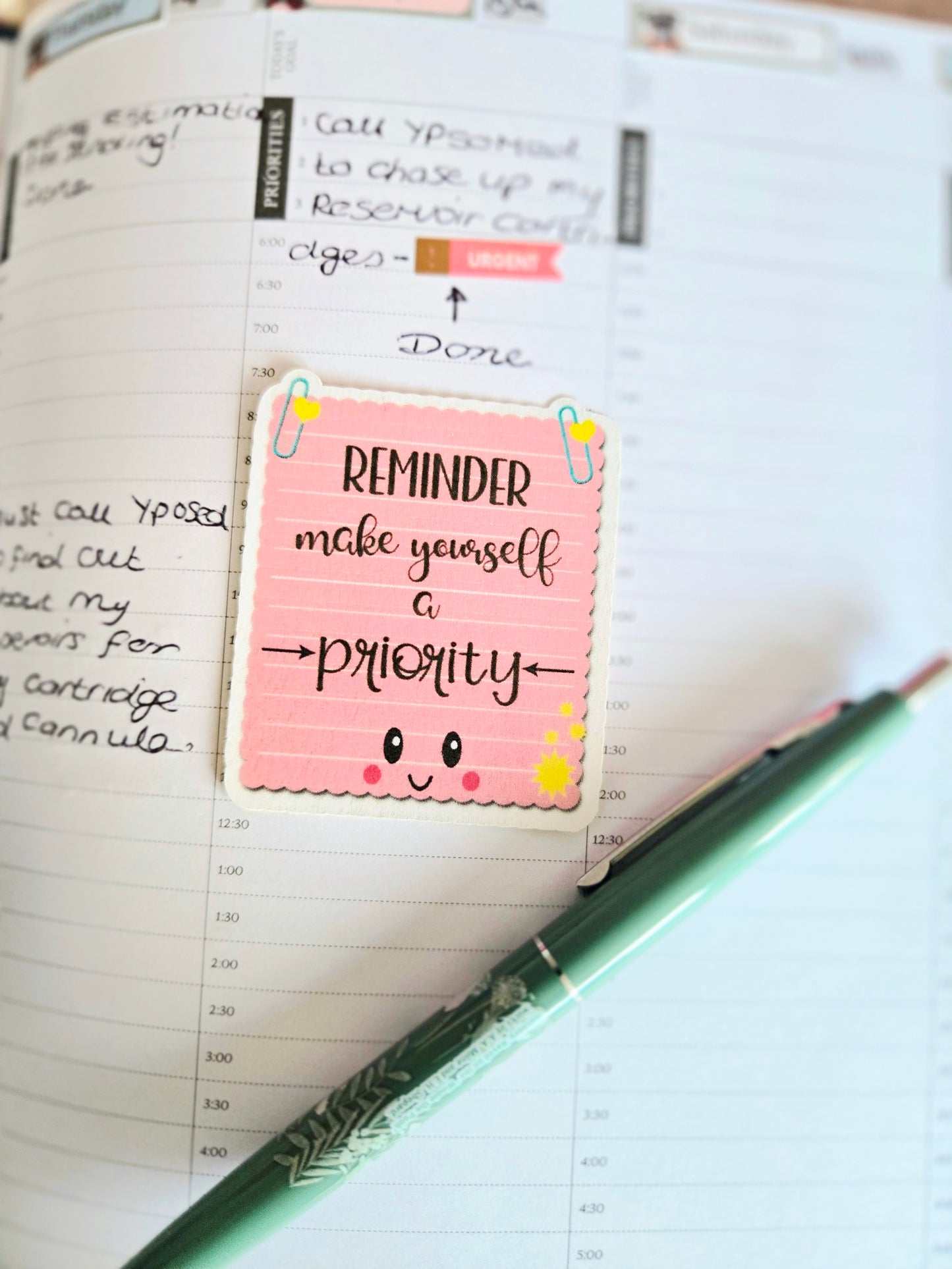 Make Yourself A Priority-Self Love (Single) Vinyl Sticker