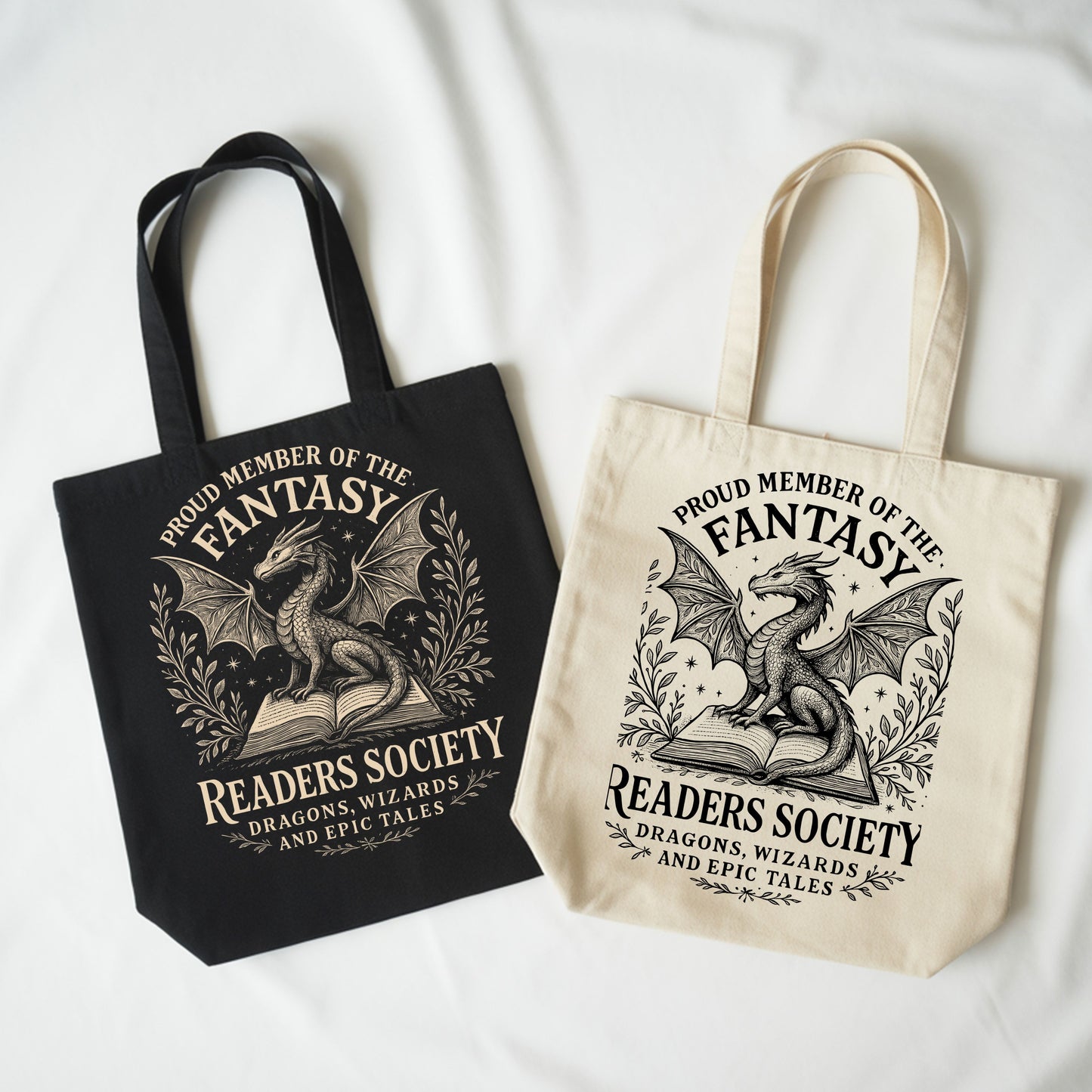 Fantasy Readers Club Cotton Tote Bag.