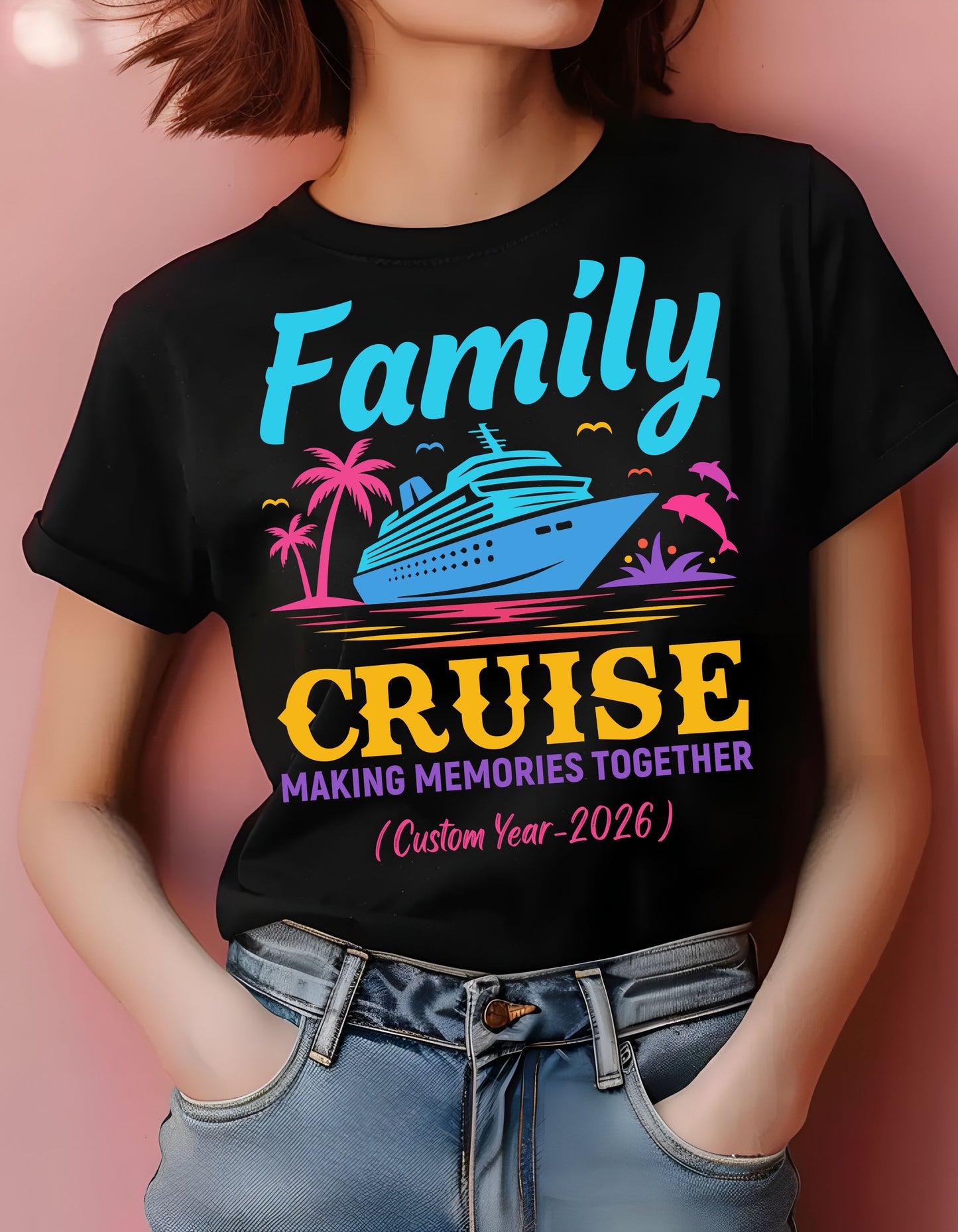 Family Cruise (Custom Year) Unisex T-Shirt