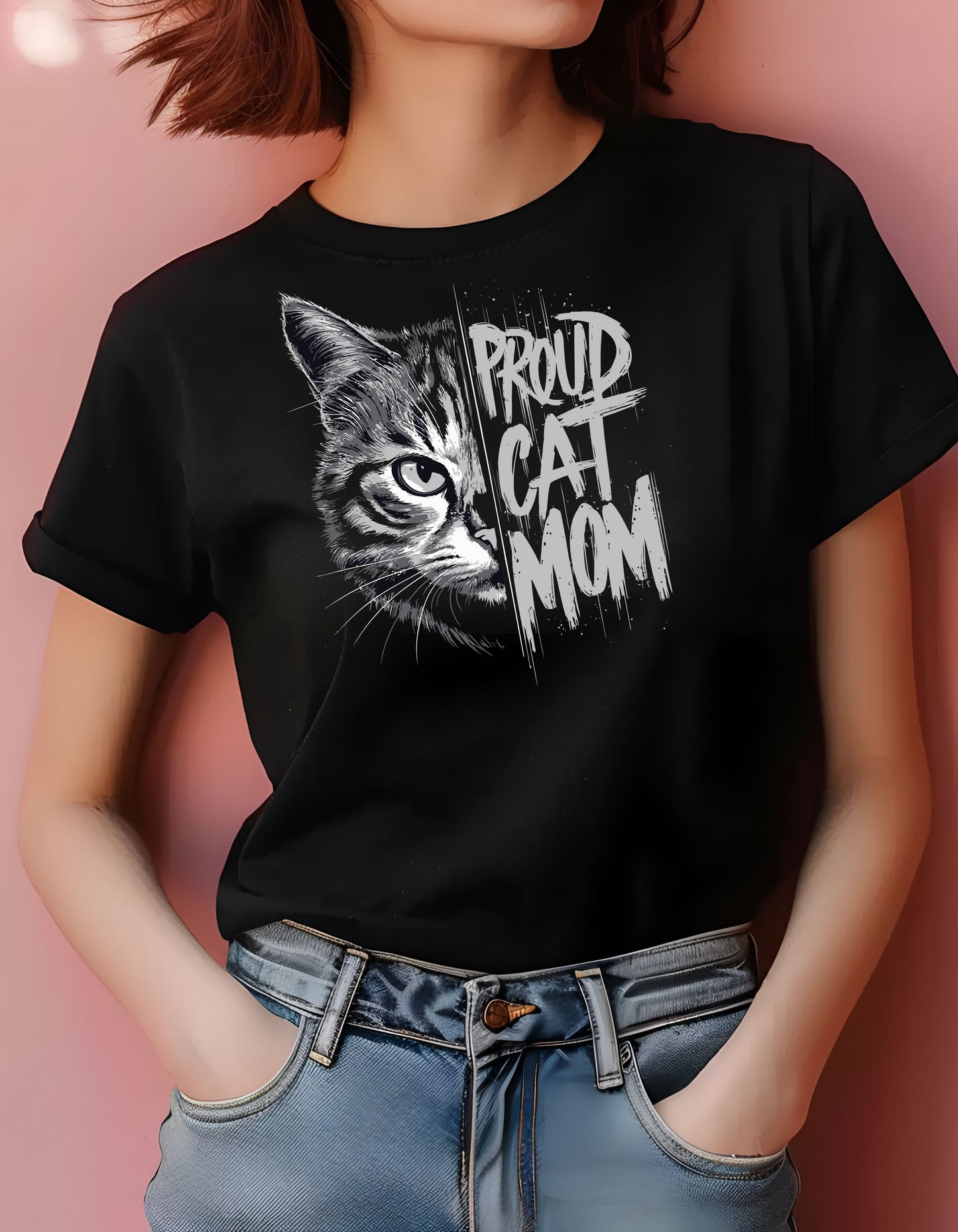 Proud Cat Mom T-Shirt