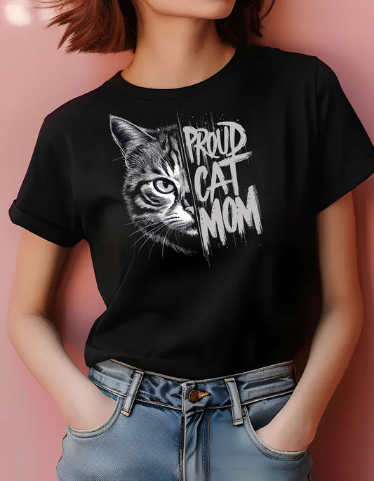 Proud Cat Mom T-Shirt