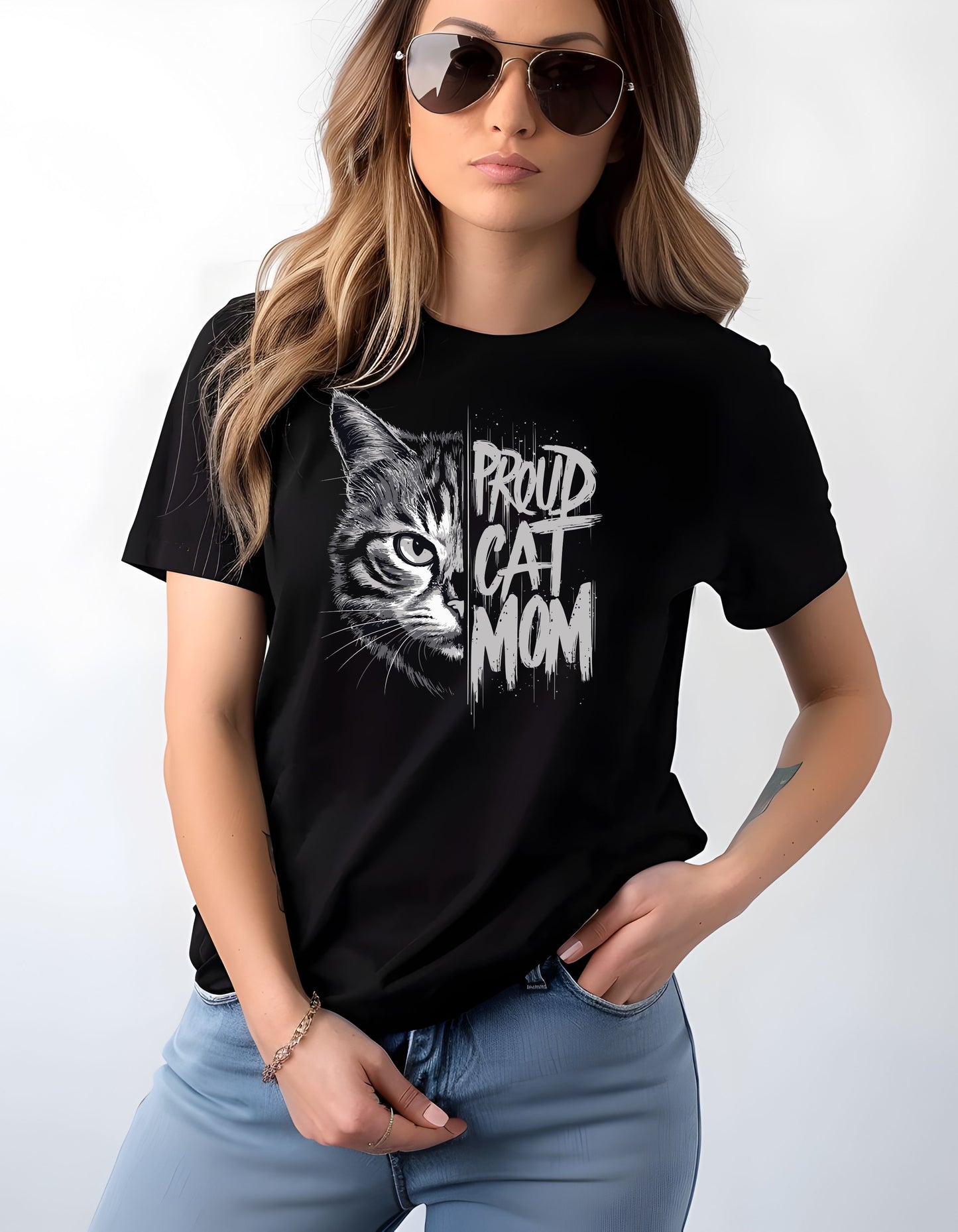 Proud Cat Mom T-Shirt