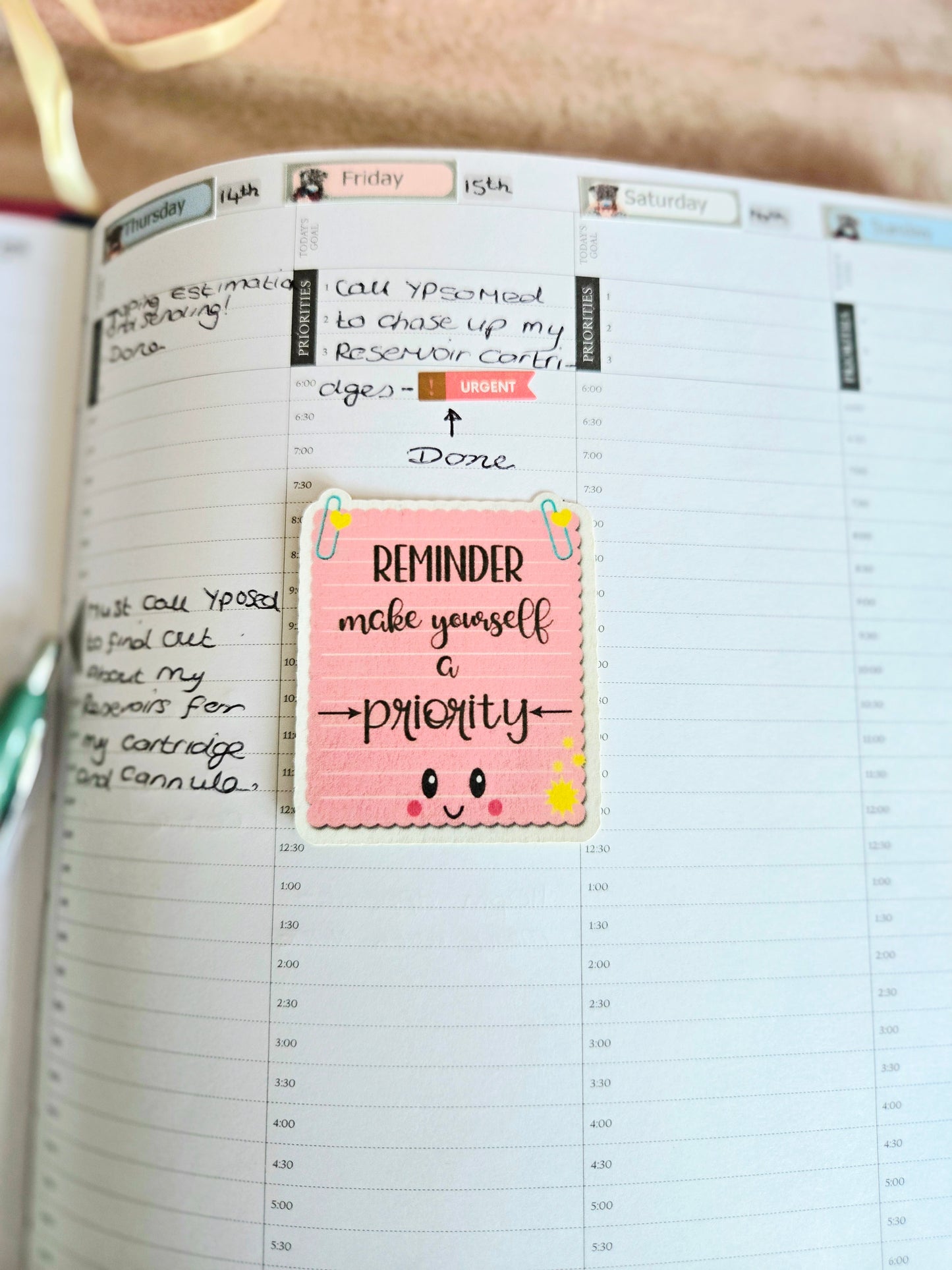 Make Yourself A Priority-Self Love (Single) Vinyl Sticker