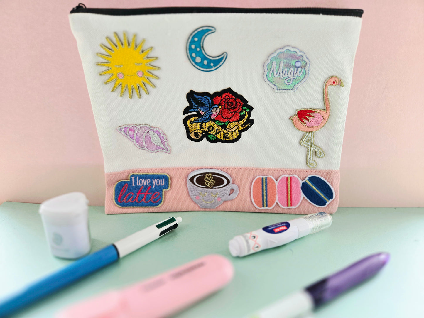 Embroidered Cosmetic/Mini Travel Pouch