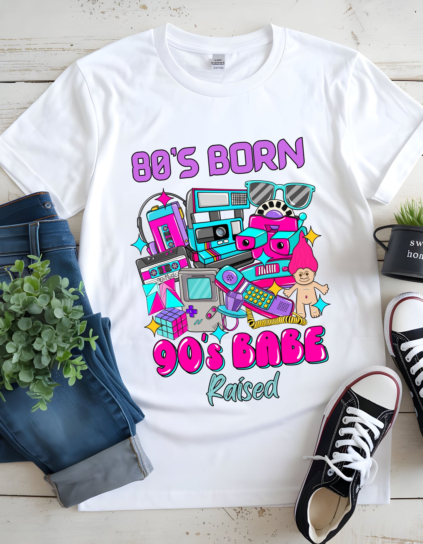 Retro 80's Born/90's Raised T-Shirt