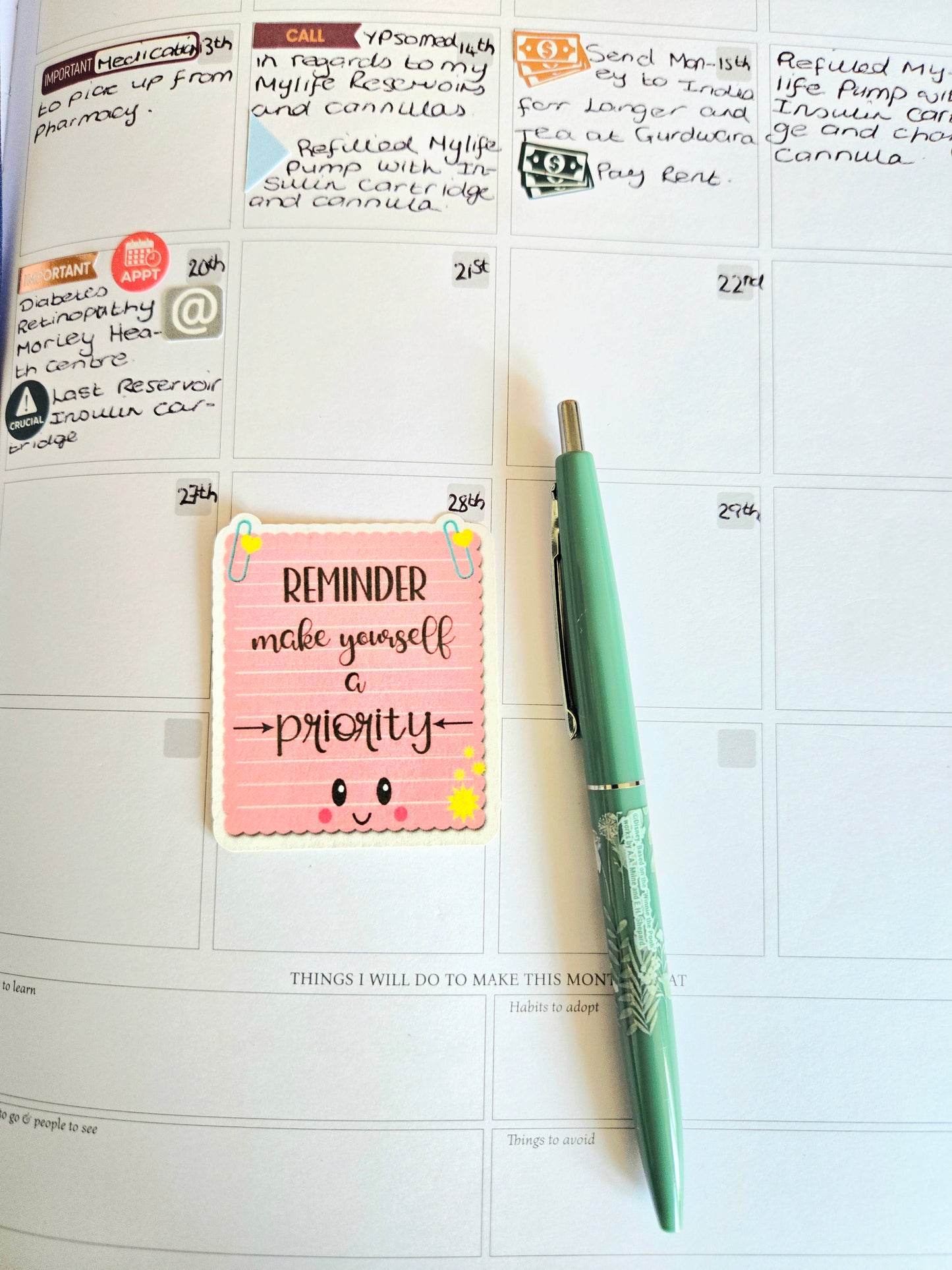Make Yourself A Priority-Self Love (Single) Vinyl Sticker