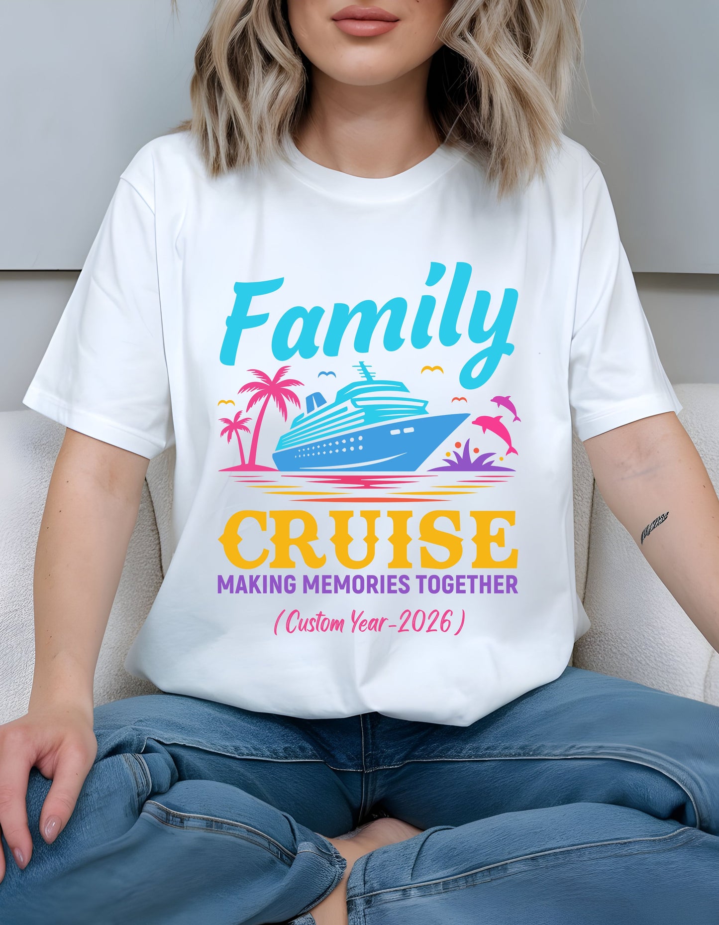 Family Cruise (Custom Year) Unisex T-Shirt