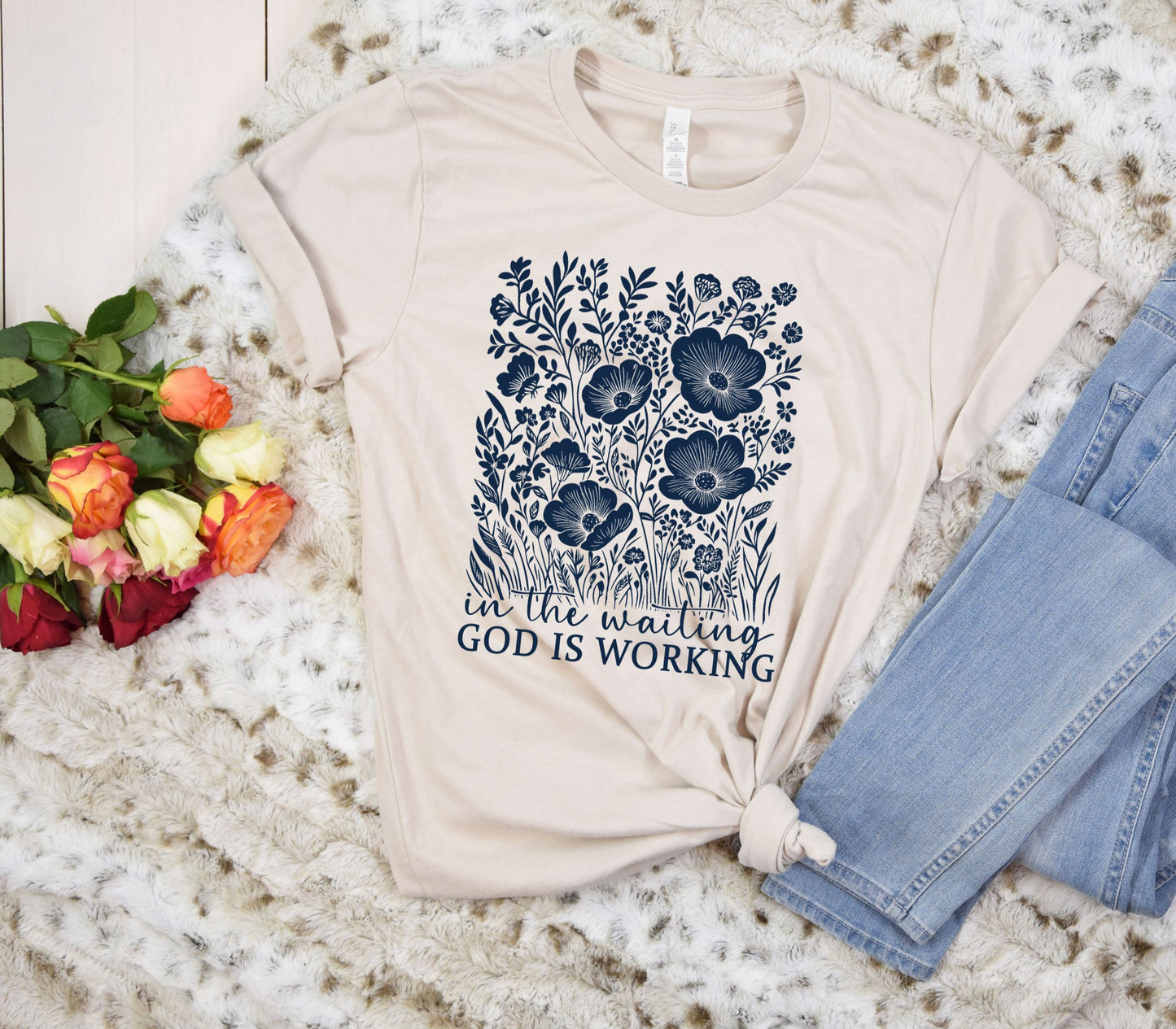 In the Waiting-God is Working T-Shirt