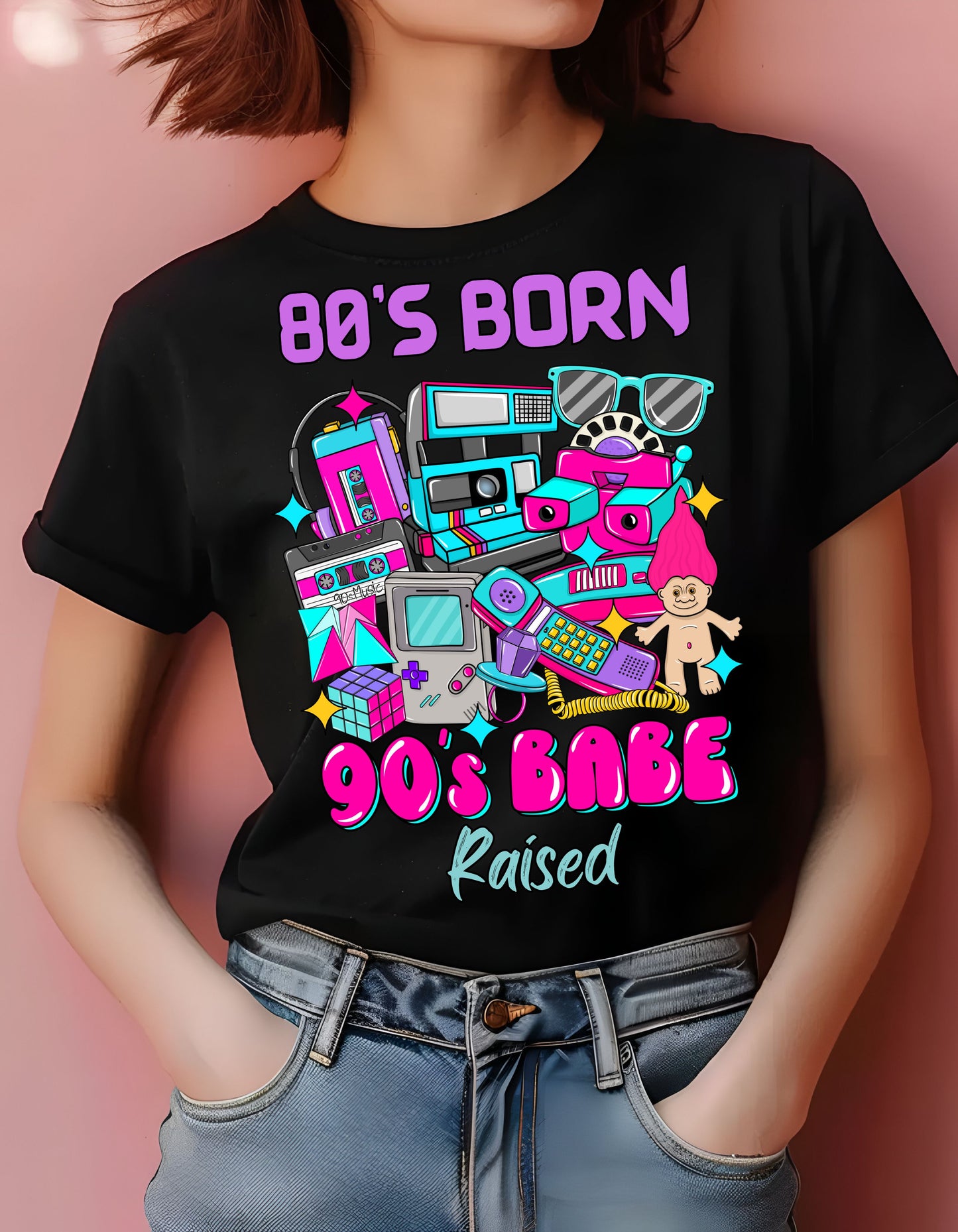 Retro 80's Born/90's Raised T-Shirt