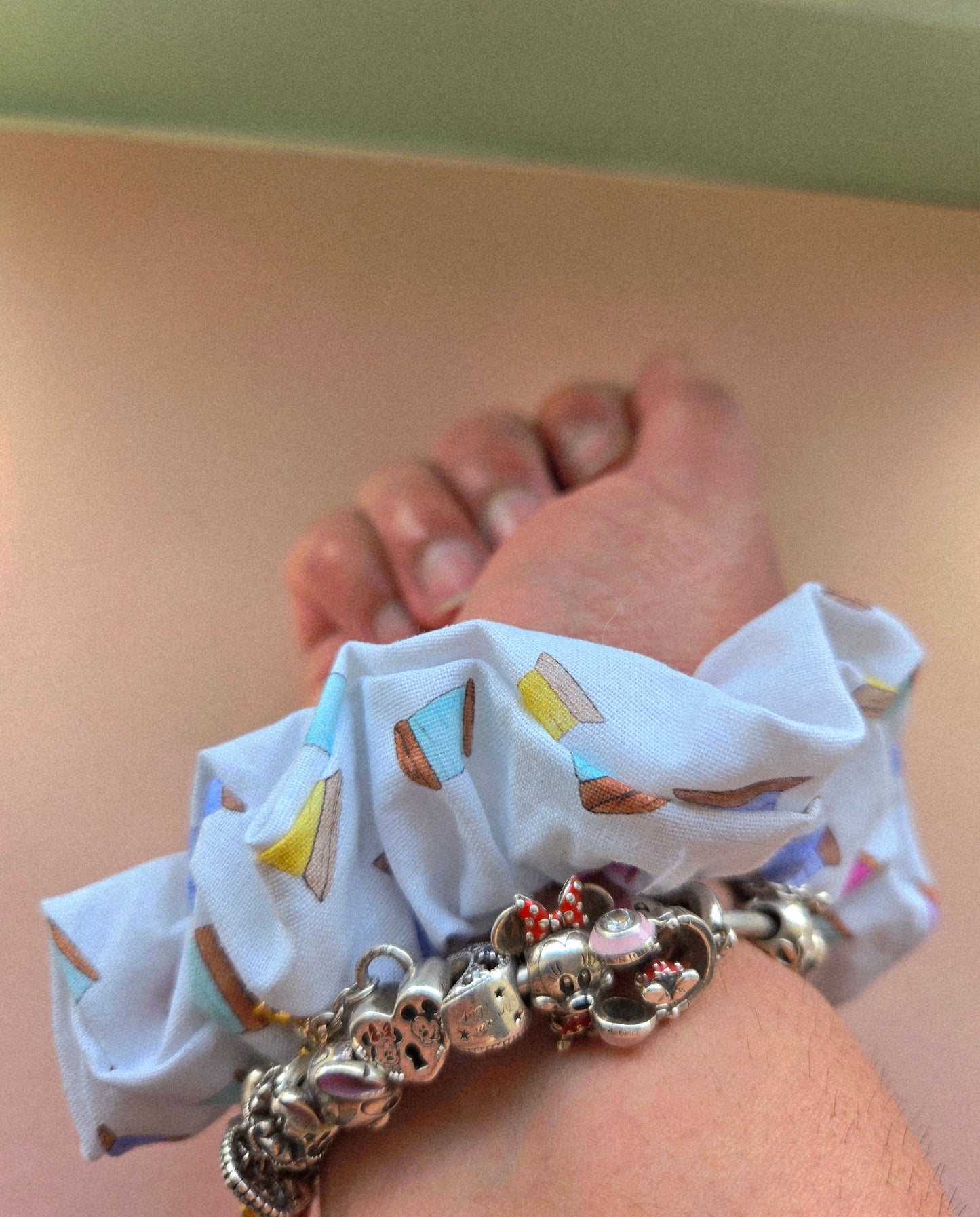 Cotton Reels Scrunchie
