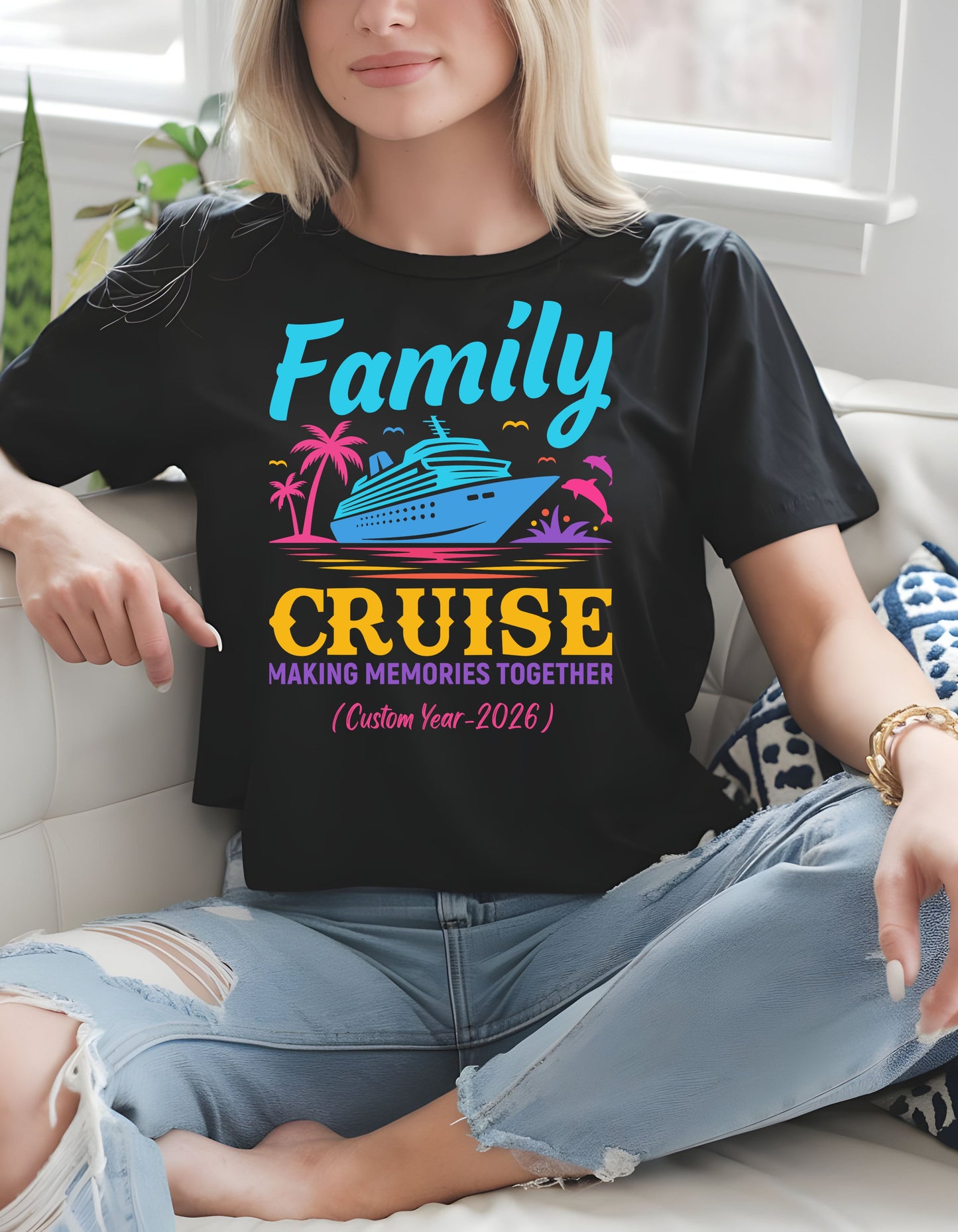Family Cruise (Custom Year) Unisex T-Shirt