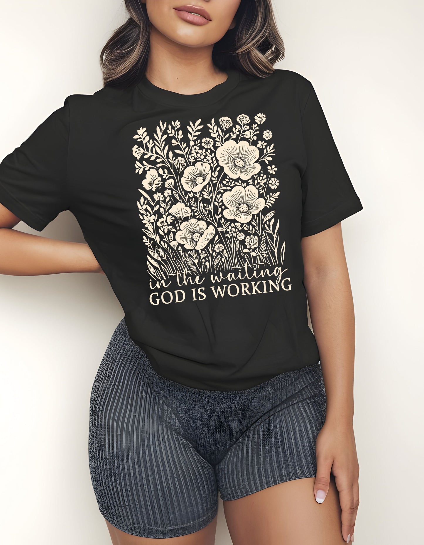 In the Waiting-God is Working T-Shirt