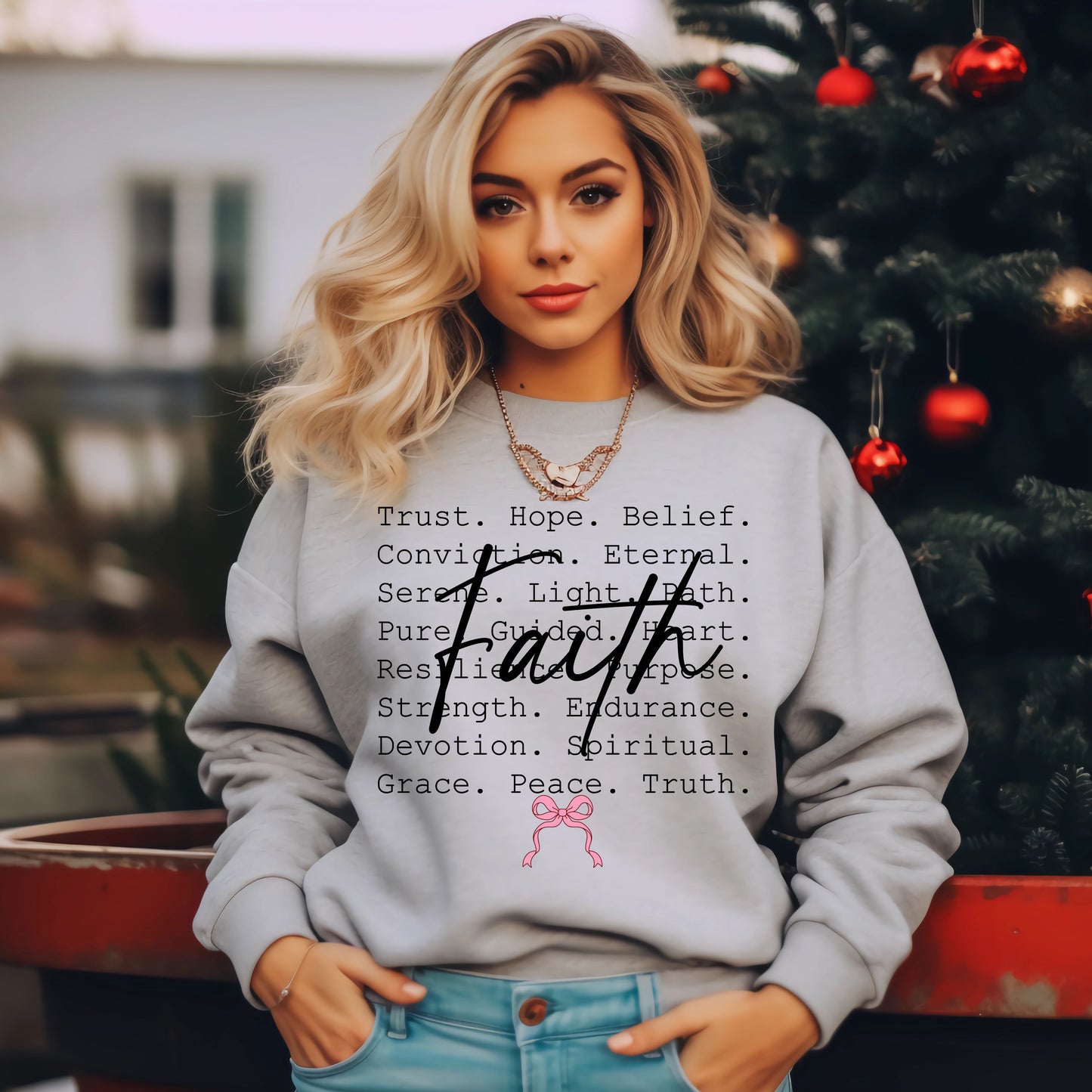 Faith Words Sweatshirt.