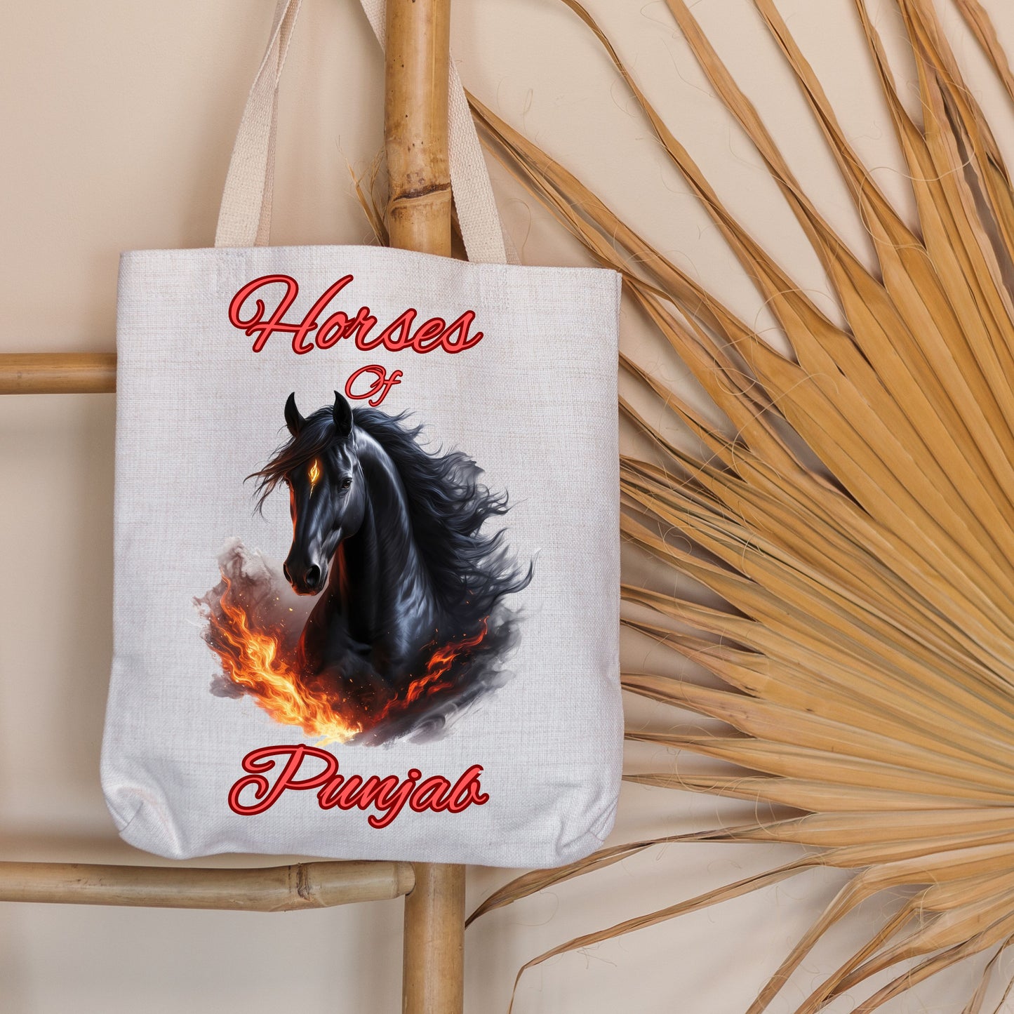Horses Of Punjab Tote Bag