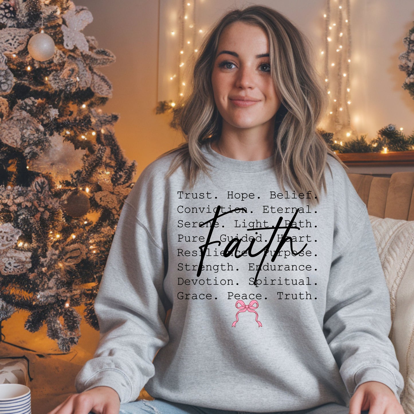Faith Words Sweatshirt.
