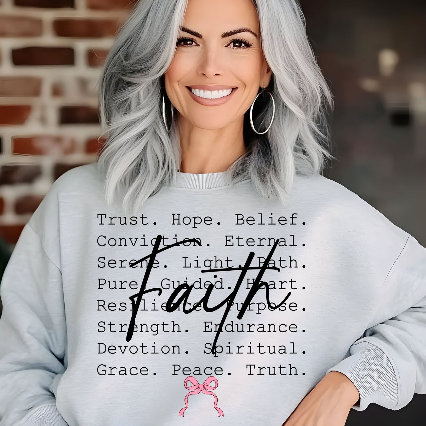Faith Words Sweatshirt.
