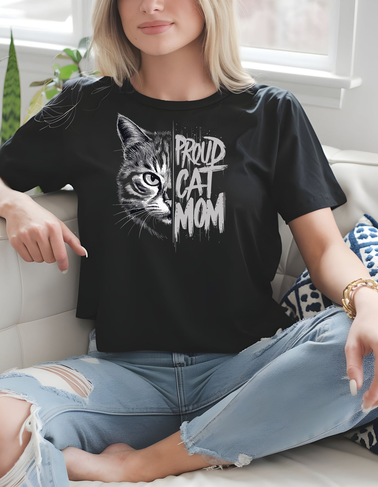 Proud Cat Mom T-Shirt